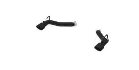 Black Series Axle Back Exhaust System S7019BLK